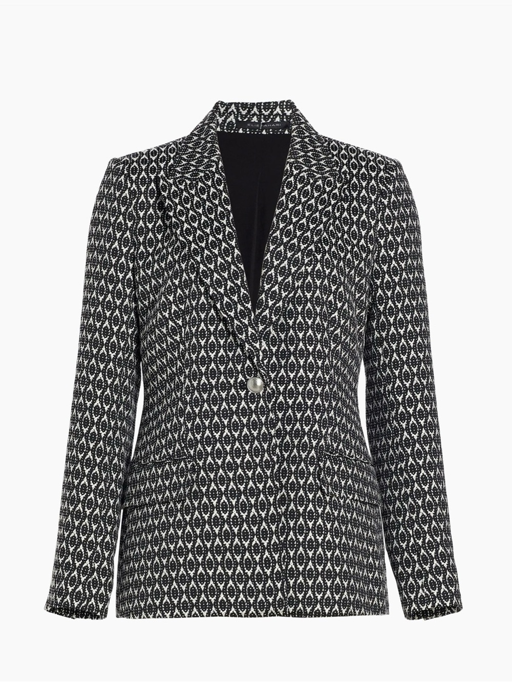 Elie Tahari Geometric Blazer